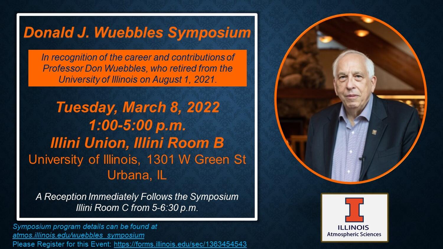 Donald J Wuebbles Symposium Announcement